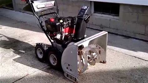 4x4 Snow Blower With Power Everything Youtube