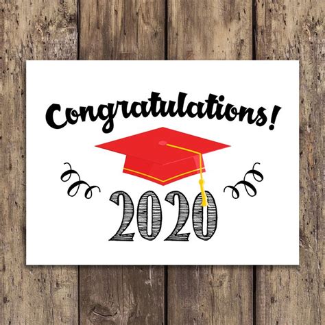 Congratulations Class Of 2020 Red Graduation Lawn Sign Etsy In 2020 Graduation Signs