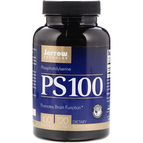PS 100 (фосфатидилсерин) 100 мг 120 капсул (Jarrow Formulas) — купить в ...