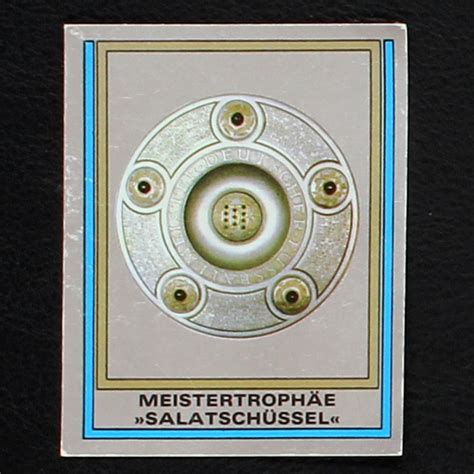 Meistertrophäe Panini Sticker No 2 Fußball 82 Sticker Worldwide