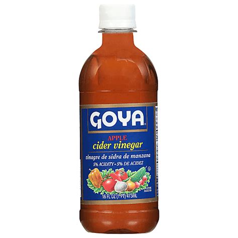 Goya Cider Vinegar Hispanic Foodtown