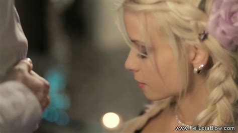 German Blonde Milk Maiden Sucking Her Mans Cock In Secret