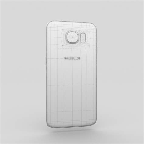 Samsung Galaxy S6 Edge White Pearl 3d Model