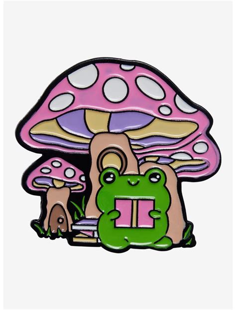 Frog Reading Enamel Pin Hot Topic