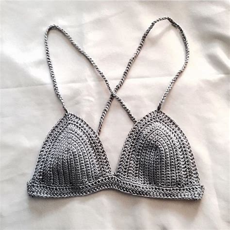 Athena Crochet Bralette Bikini Top Etsy