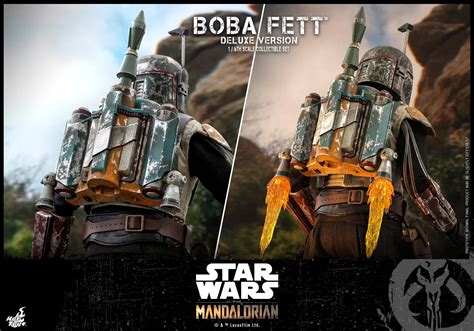 The Mandalorian Boba Fett Gets Two Figure Deluxe Set From Hot Toys