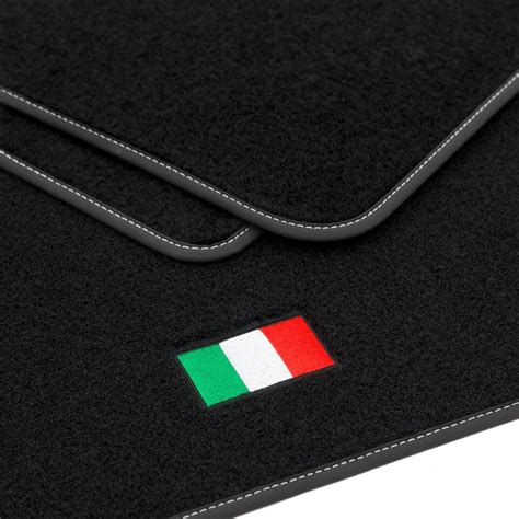 Af Autoteppiche Velour Logo Italien Flagge F R Alfa Romeo Spider