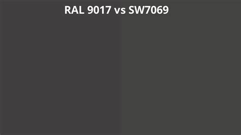 Ral 9017 Vs Sw7069 Ral Colour Chart Uk