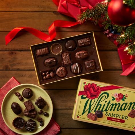 Whitman S Sampler Christmas Assorted Milk Dark Chocolate Gift Box