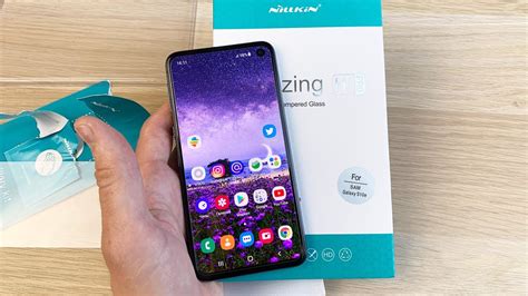 НЕУДАЧНО НАКЛЕИЛ ЗАЩИТНОЕ СТЕКЛО НА SAMSUNG GALAXY S10E - YouTube