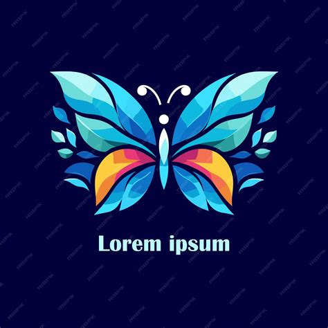 Premium Vector Colorful Butterfly Logo