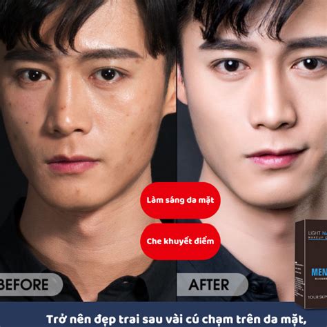Sẵn Kem Lười Che Khuyết Điểm MEN S LIGHT NAKED Kem MEN S LIGHT NAKED Giải Pháp Làn Da Mịn Màng