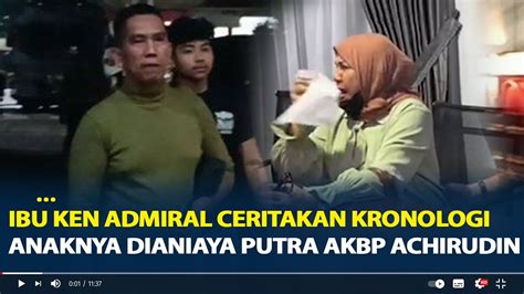 Momen Tangis Ibu Ken Admiral Pecah Ceritakan Anaknya Dianiaya Putra