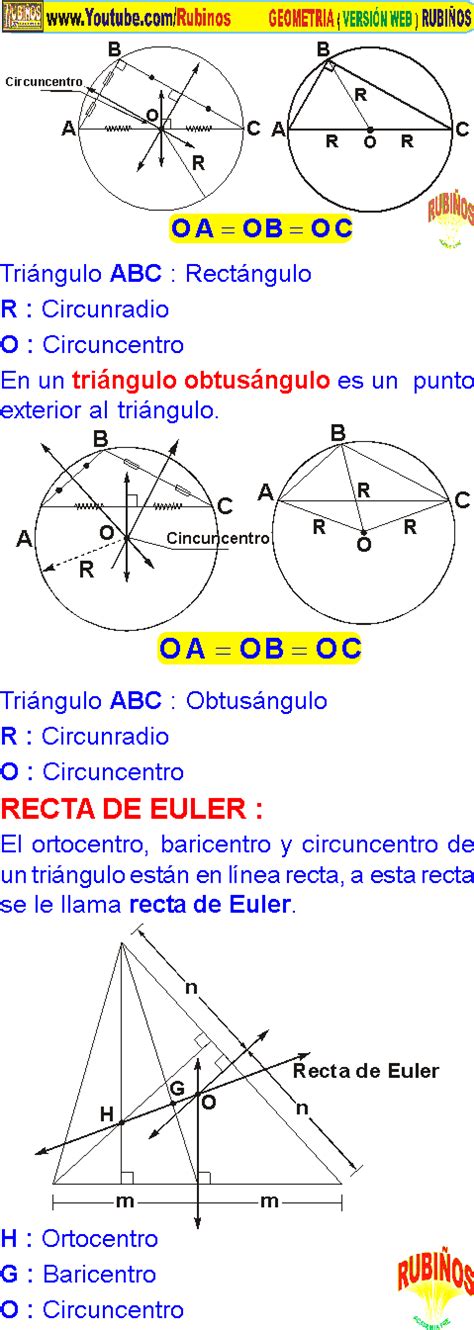 Puntos Notables En El Tri Ngulo Ejercicios Resueltos Pdf