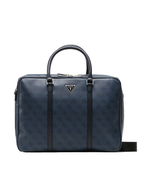 Guess Torba Na Laptopa Vezzola Smart Hmevzl P Granatowy Modivo Pl