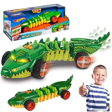 HOT WHEELS MUTANT MACHINES KROKODYL COMMANDER CROC POJAZD ŚWIATŁO DŹWIĘK Allegro pl