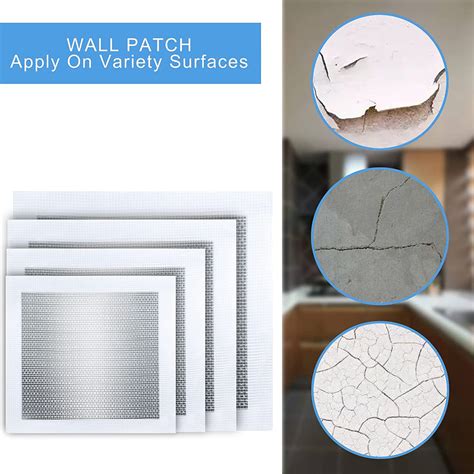 Drywall Repair Kit 16 Piece Drywall Patches Aluminum Drywall Patch Repair Kit Mesh Drywall Patch ...