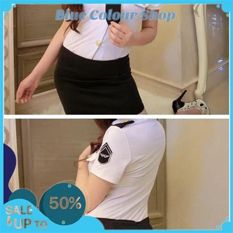 Jual Lingerie Kostum Pramugari Polisi Sexy Lingerie Kostum Pramugari Polisi Sexy Costume