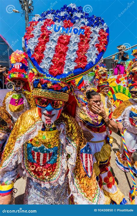 Parade Carnival Festival Of Barranquilla Atlantico Colombia Editorial