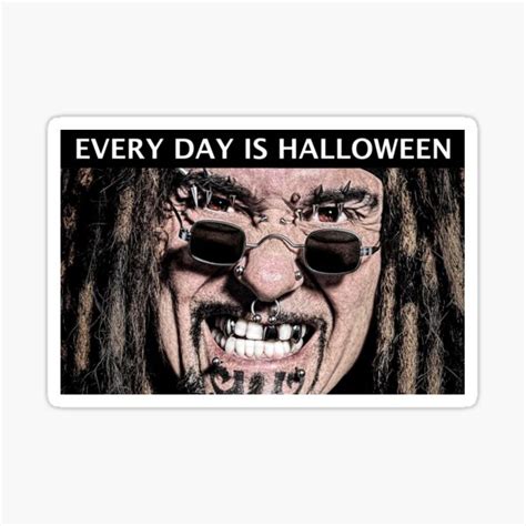 Every Day Is Halloween Sticker For Sale By Davetimberwolf Redbubble