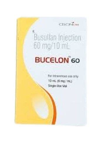 Bucelon 60 Busulfan Injection 10 Ml General Medicines At Best Price In