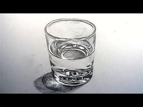 C Mo Dibujar Un Vaso De Agua Narrado Paso A Paso