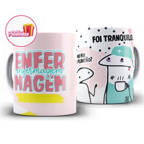 Caneca Meme Flork Profiss Es Enfermagem Shopee Brasil