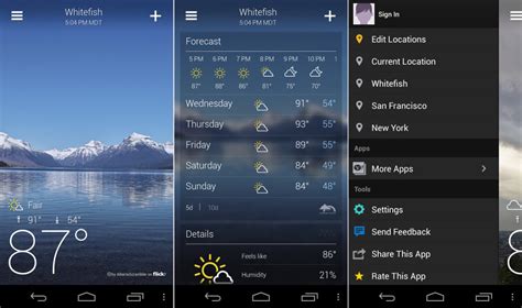 Yahoo Weather App For Android Gets Overhauled Is Now Pretty Damn Beautiful