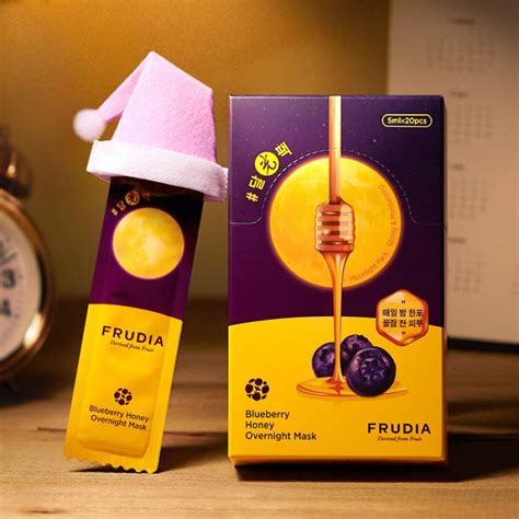 Купить Frudia Ночная маска для лица с черникой и мёдом саше Blueberry ...