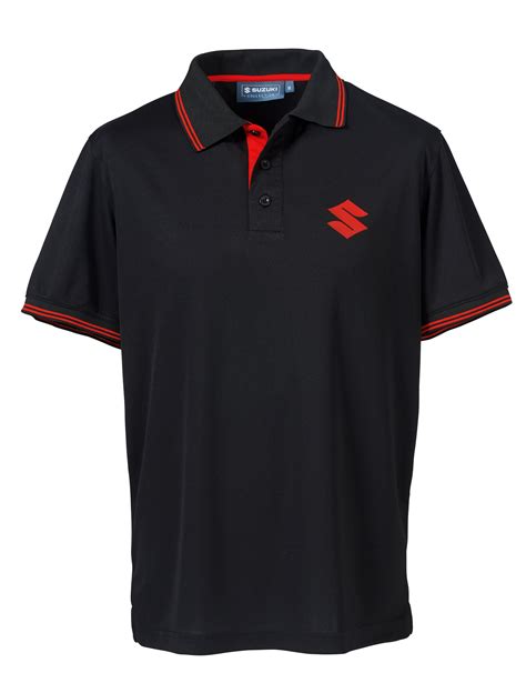 Suzuki Team Mens Short Sleeve Polo Shirt Collared Pique Fabric Plain