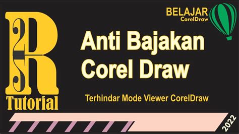 Cara Mengatasi Coreldraw Agar Tidak Terdeteksi Bajakan Coreldraw Mode