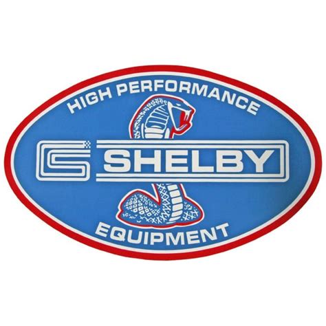 DZ-110 Shelby Oval Decal 'High Performance Equipment'