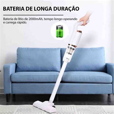 Aspirador Portatil Sem Fio - Aspirador Pó Sem Fio Portatil 120w Limpa Chao Poeira Carpete Sujeira ...