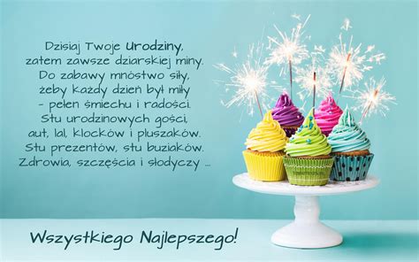 Tapeta Urodziny Happy Birthday 105 Zyczenia Urodzinowe Babeczki