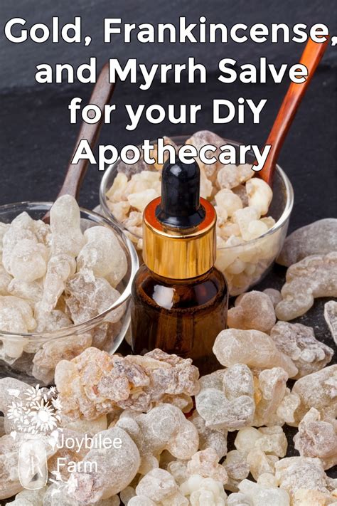 Gold, Frankincense, and Myrrh Salve for your DiY Apothecary