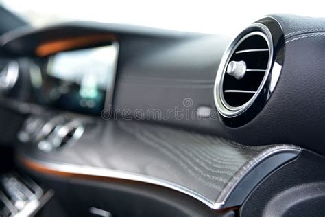 Ventilation Hole in a Luxury Passenger Car Stock Photo - Image of ...