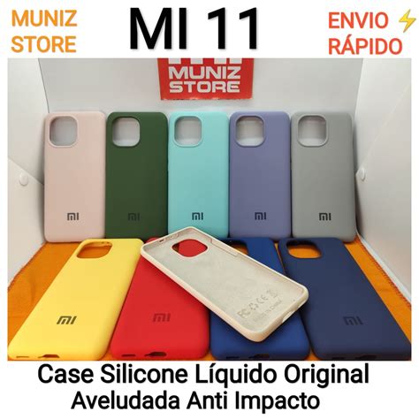 Capa Capinha Case Mi 11 Normal Xiaomi Silicone Liquido Original