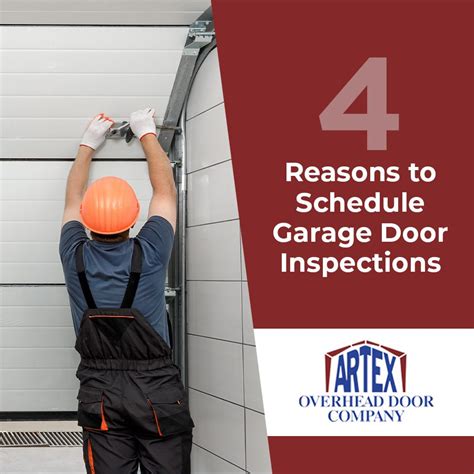 Four Reasons To Schedule Garage Door Inspections Artex Overhead Door Company