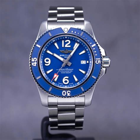 BREITLING SUPEROCEAN-II 44MM BLUE DIAL (2019) - IDWX