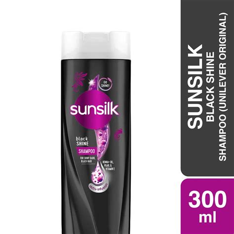 Sunsilk Black Shine Shampoo 300ml (Unilever Original)