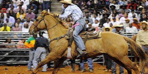 Cowboys Ride For Sold Out Crowd At National Black Rodeo Finals