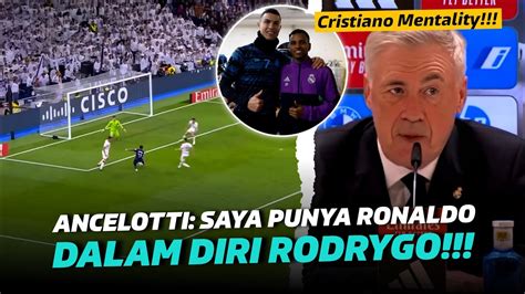 Ancelotti Dia Bakal Jadi Penerus Cristiano Rodrygo Goes Sukses Tiru