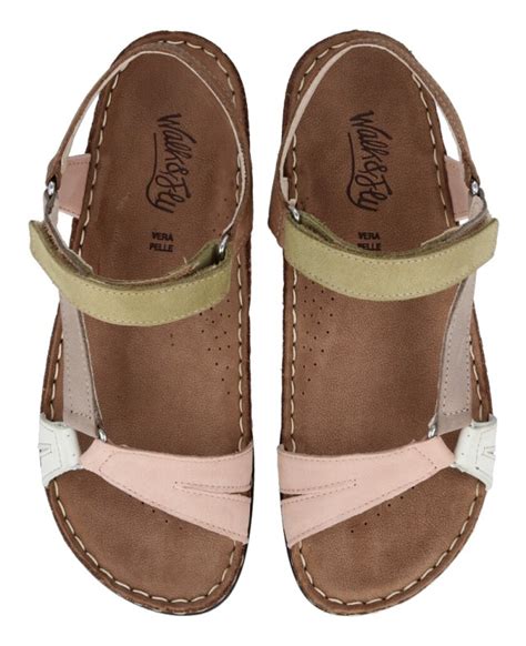 Sandalia Para Mujer Walk Fly Amelia 3861 Mela Taupe Cipria