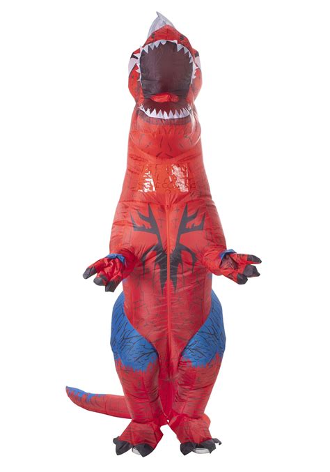 Marvel Inflatable Adult Spider-Rex Costume | Spider-Man Dinosaur Costume