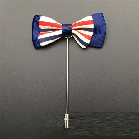 2018 Fashion Jewelry Lapel Pin Men Suit Brooch Broche Ribbon Harajuku