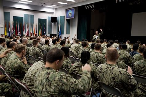 Dvids Images U S 5th Fleet Command Master Chief Russell Mason Hosts An All Hands Call For