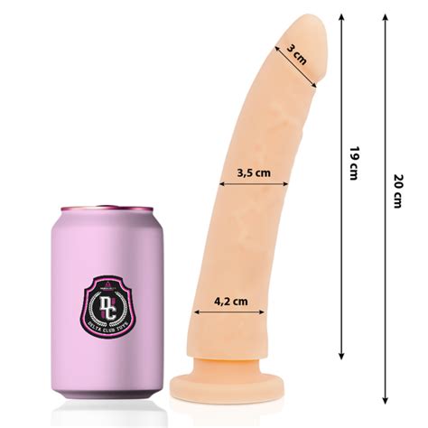 DELTA CLUB TOYS NATURAL DILDO MEDICAL SILICONE 20 CM O 4 CM