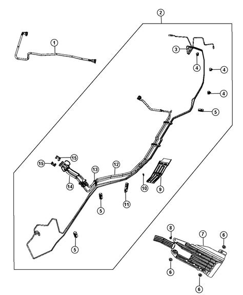 Dodge Durango Clip 4 Way Used For Fuel And Brake Tube 68165783aa Mopar Parts Overstock