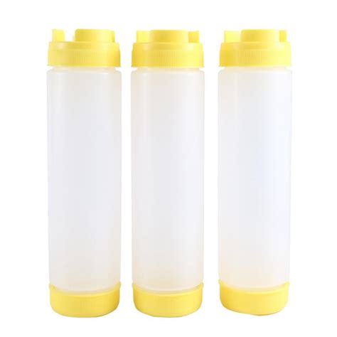 Botellas exprimibles de plástico invertidas de 16Oz dispensador de