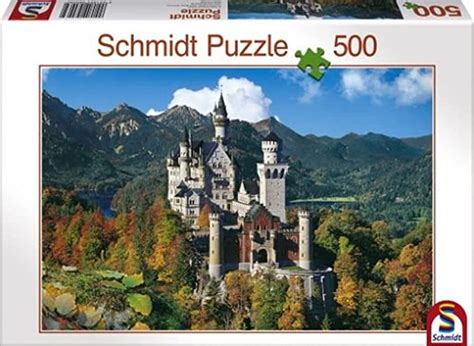 Schmidt Spiele 58003 Castello Di Neuschwanstein Puzzle Da 500 Pezzi